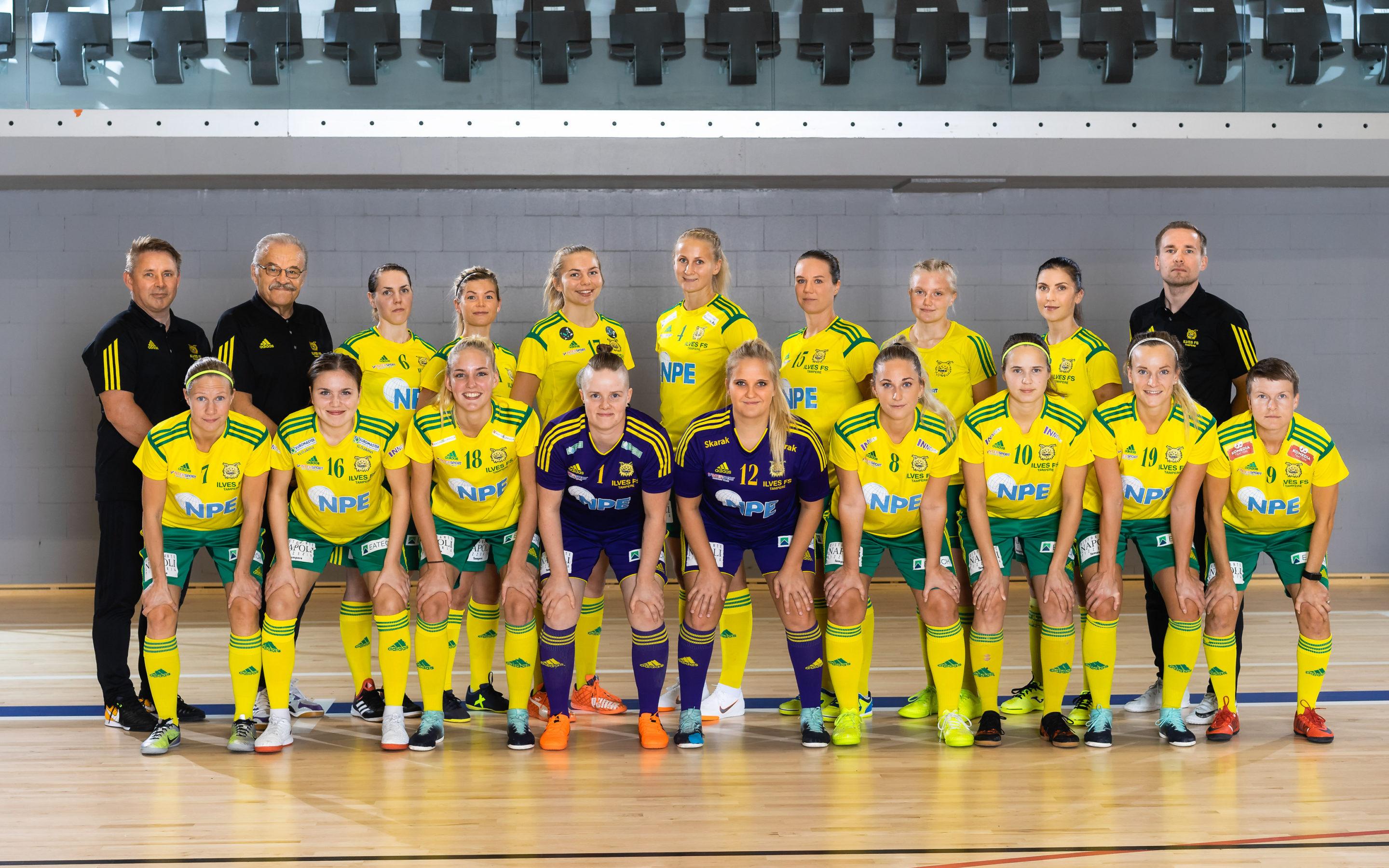 Ilves FS naisten joukkue kaudelle 18-19.